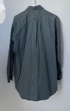 Load image into Gallery viewer, Tommy Hilfiger Mens Green Plaid Print Cotton Long Sleeve Dress Shirt Size L 16.5
