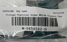 Load image into Gallery viewer, Vintage 1957 Chevrolet Bel Air Diecast Green And White Classic Model Car
