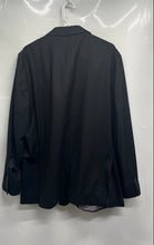 Load image into Gallery viewer, Haggar H26 Mens Black Long Sleeve Notch Lapel Two-Button Blazer Size 48R
