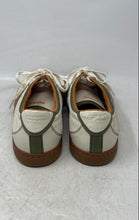 Load image into Gallery viewer, Fossil Mens White Olive Green Brown Leather Lace-Up Sneaker Shoes Size 10.5

