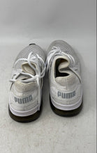 Load image into Gallery viewer, Puma Mens Electron Street Eng Mesh White Silver Tone Sneaker Shoes Size 8.5
