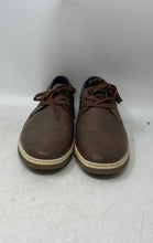 Load image into Gallery viewer, Jousen Milan Mens Brown Leather Lace-Up Low Top Round Toe Sneaker Shoes Size 12
