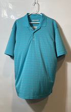 Load image into Gallery viewer, Greg Norman Mens PlayDry Blue Short Sleeve Collared Sport Polo Shirt Size XXL
