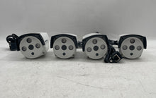 Load image into Gallery viewer, Set Of 4 Pcs Szsinocam White Wired Outdoor Security Surveillance Camera Untested
