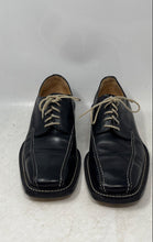 Load image into Gallery viewer, Mercanti Fiorentini Mens Black Leather Lace-Up Oxford Dress Shoes Size 10M
