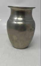 Load image into Gallery viewer, Silver Color Round Shape Art Decorative Flower Hurricane Vase
