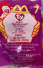 Load image into Gallery viewer, McDonald's Ty Teenie Beanie Baby Strut The Rooster Plushies 8 Pcs Factory Sealed
