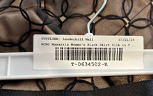 Load image into Gallery viewer, BCBGMAXAZRIA Womens Black Silk Center Back Zipper Straight &amp; Pencil Skirt Size 8
