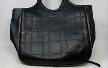 Load image into Gallery viewer, Calvin Klein Womens Black Adjustable Strap Double Handle Satchel Purse
