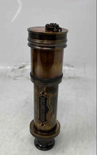 Load image into Gallery viewer, Dollond London Dark Gold-Tone Spyglass Telescope With Leather Case
