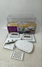 Load image into Gallery viewer, Graham Kerr's White Kitchen Slicer Shredder Chop Top Grater Set With Box
