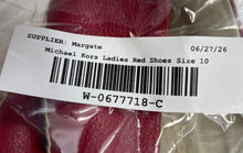 Load image into Gallery viewer, Michael Kors Womens Kendrick Red Slip-On Espadrille Flats Size 10M
