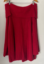Load image into Gallery viewer, Style &amp; Co. Womens Red Off Shoulder Long Sleeve Ribbed Pullover Sweater Size XL
