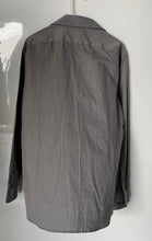 Load image into Gallery viewer, Michael Kors Mens Gray Long Sleeve Slim-Fit Stretch Button-Up Shirt Size L
