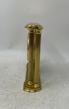 Load image into Gallery viewer, Vintage Howard Miller Gold Tone Roman Numeral Glass Face Mantel Clock Not Tested
