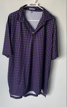 Load image into Gallery viewer, Peter Millar Mens Purple Printed Short Sleeve Summer Comfort Polo Shirt Size XL
