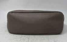 Load image into Gallery viewer, Stone &amp; Co Womens Brown Dark Gray Pebbled Leather Adjustable Strap Crossbody Bag
