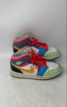 Load image into Gallery viewer, Nike Unisex Kids Air Jordan 1 Mid SE FN1190-100 Multicolor Sneaker Shoes Size 4Y
