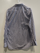Load image into Gallery viewer, Michael Kors Mens Multicolor Plaid Cotton Slim Fit Dress Shirt Size L 16 32/33

