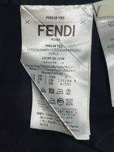 Load image into Gallery viewer, Authentic Fendi Mens Black Long Sleeve Collared Dress Shirt Size EUR 38

