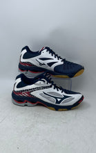 Load image into Gallery viewer, Mizuno Womens Wave Lightning Z3 Blue Red White Running Shoes Size 10 In Box
