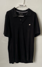 Load image into Gallery viewer, Banana Republic Mens Black Short Sleeve Collared Golf Polo Shirt Size L
