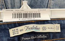 Load image into Gallery viewer, Zara Womens Blue Medium Wash Pockets Denim Skinny Leg Jeans Size 04
