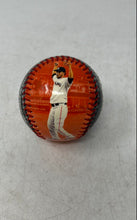 Load image into Gallery viewer, Orange Black Miami Marlins Henderson Alvarez No Hitter 2013 Baseball Ball
