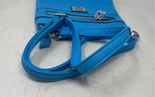 Load image into Gallery viewer, VZ Vera Handbag Womens Bright Blue Leather Detachable Strap Zipper Crossbody Bag
