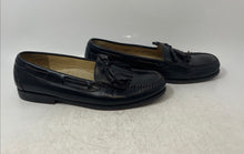 Load image into Gallery viewer, Cole Haan Mens Pinch Tassel Black Leather Slip-On Loafer Dress Shoes Size 9.5
