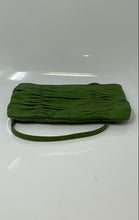Load image into Gallery viewer, Michael Kors Womens Webster Green Ruched Inner Pocket Small Crossbody Bag
