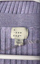 Load image into Gallery viewer, A. New Day Womens Purple Long Sleeve Knitted Pullover Sweater Size XL
