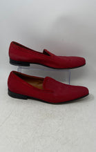Load image into Gallery viewer, Mark Chris Mens Inferno Red Leather Slip-On Loafer Shoes Size EUR 46
