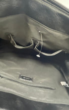 Load image into Gallery viewer, Nine West Womens Black Leather Inner Pocket Double Handle Tote Handbag
