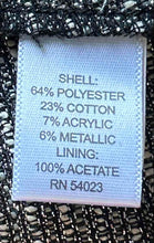 Load image into Gallery viewer, Banana Republic Womens Gray Silver Shimmer Striped Back Zip Flare Skirt Size 8
