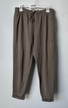 Load image into Gallery viewer, Zara Mens Olive Green Elastic Waist Drawstring Sweatpants Size Large
