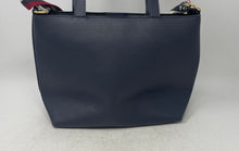 Load image into Gallery viewer, Tommy Hilfiger Womens Blue Inner Pockets Double Handle Shoulder Handbag
