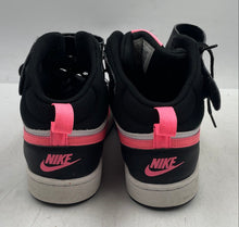Load image into Gallery viewer, Authentic Nike Boys Court Borough Mid 2 Pink Black White Sneaker Shoes Size 7Y
