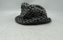 Load image into Gallery viewer, Coach Womens Gray Black Signature Print Adjustable Bucket Hat One Size
