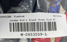 Load image into Gallery viewer, Nike Kids Air Jordan 8 Retro 305360-062 Black Hook &amp; Loop Sneaker Shoes Size 5C
