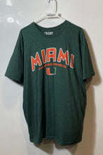 Load image into Gallery viewer, E5 Mens Dark Green Miami Hurricanes Short Sleeve Pullover T-Shirt Size XXL
