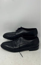 Load image into Gallery viewer, Boss Mens Black Leather Lace-Up Almond Toe Formal Derby Dress Shoes Size 9
