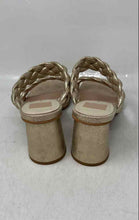 Load image into Gallery viewer, Dolce Vita Womens Gold Open Toe Slip-On Block Slide Sandals Size 8M
