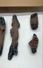 Load image into Gallery viewer, Lot Of 6 Pcs Resin Wooden Home Decor Brown Logs In Open Box
