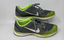 Load image into Gallery viewer, Nike Womens Flex Trainer 6 831578-006 Green Gray Lace-Up Sneakers Shoes Sz 11.5

