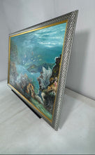 Load image into Gallery viewer, Signed Home Decorative Wall Hanging Framed Under The Sea Multicolor Oil Painting
