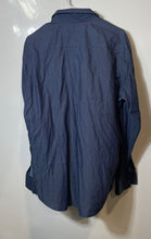 Load image into Gallery viewer, Hugo Boss Mens Blue Long Sleeve Collared Slim Fit Button-Up Shirt Size XL
