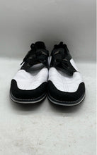 Load image into Gallery viewer, Cosidram Mens White Black Low Top Lace-Up Sneaker Shoes Size 47
