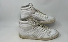 Load image into Gallery viewer, Adidas Mens Top Ten White Leather Lace-Up Round Toe Sneakers Shoes Size 12
