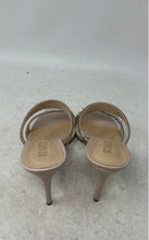 Load image into Gallery viewer, Schutz Womens Beatriz Beige Rhinestone Slip-On Stiletto Slide Heels Size 8B
